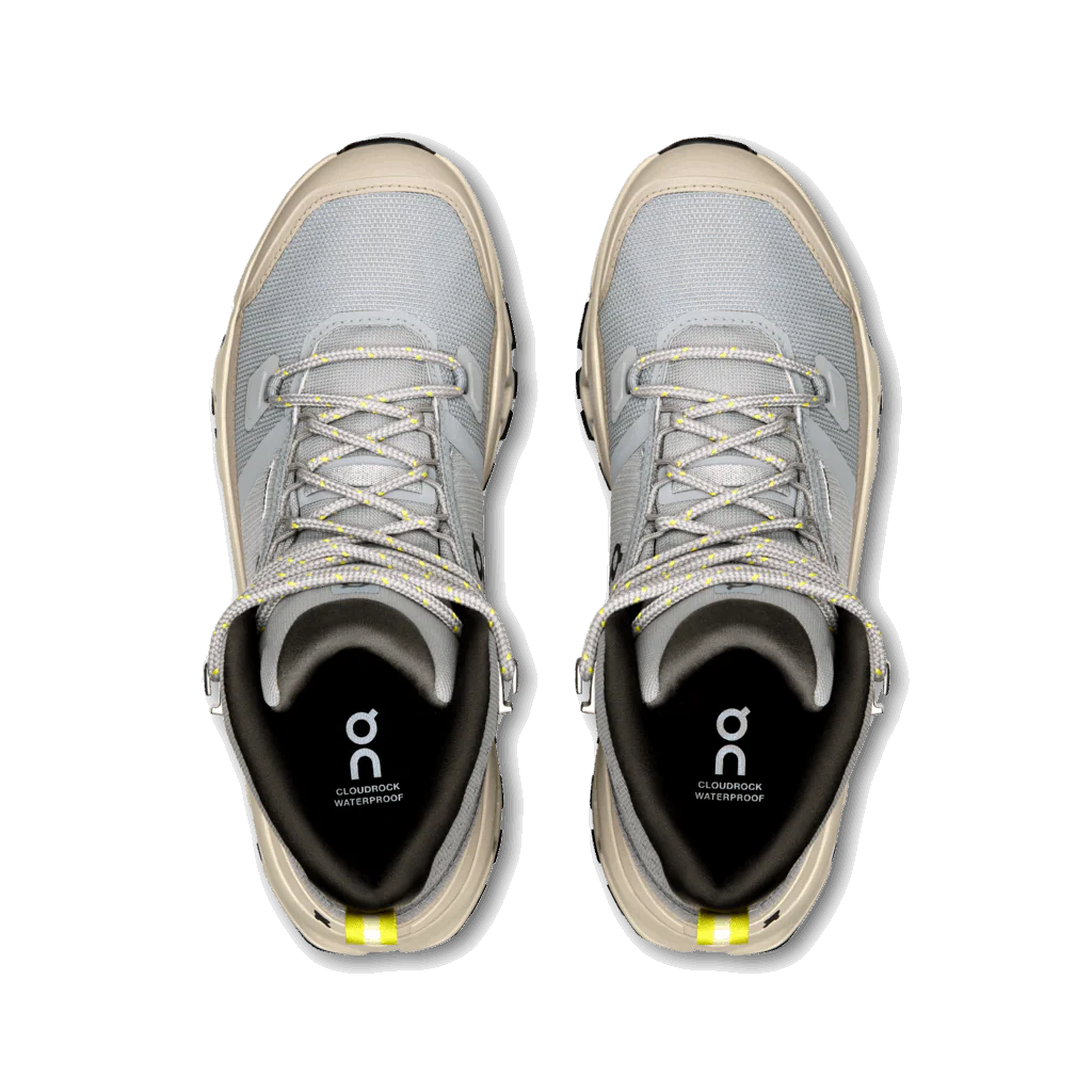 On Women Cloudrock Mid Waterproof - Alloy / Ice - Image 3