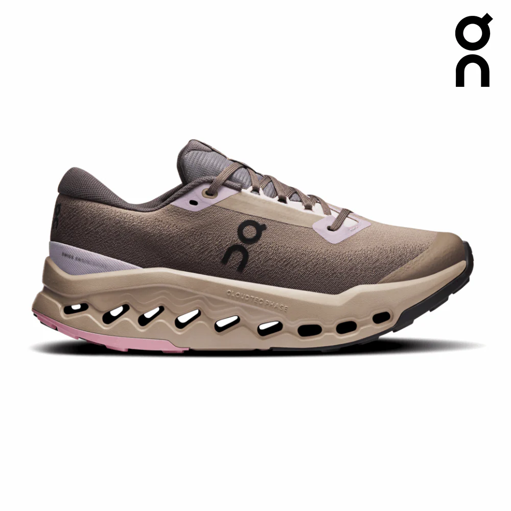 On Women Cloudsurfer Trail 2 Waterproof - Cinder / Desert
