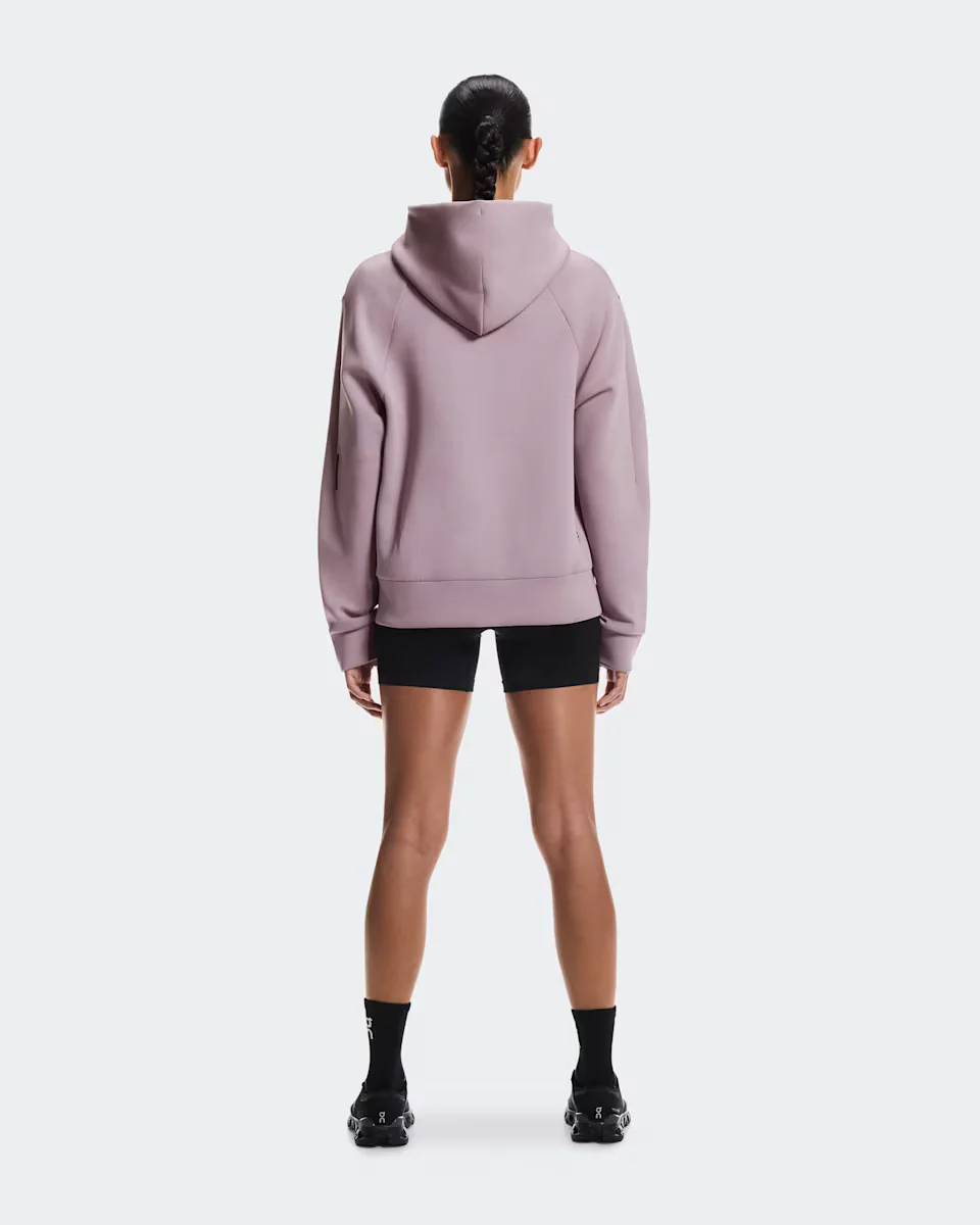 On Women Focus Tech Zip Hoodie - Heron - Image 5