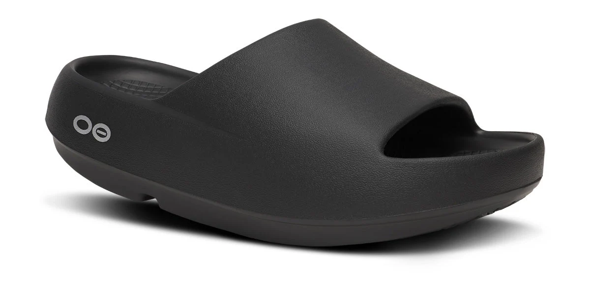 OOFOS Unisex OOahh Plus - Black - Image 4