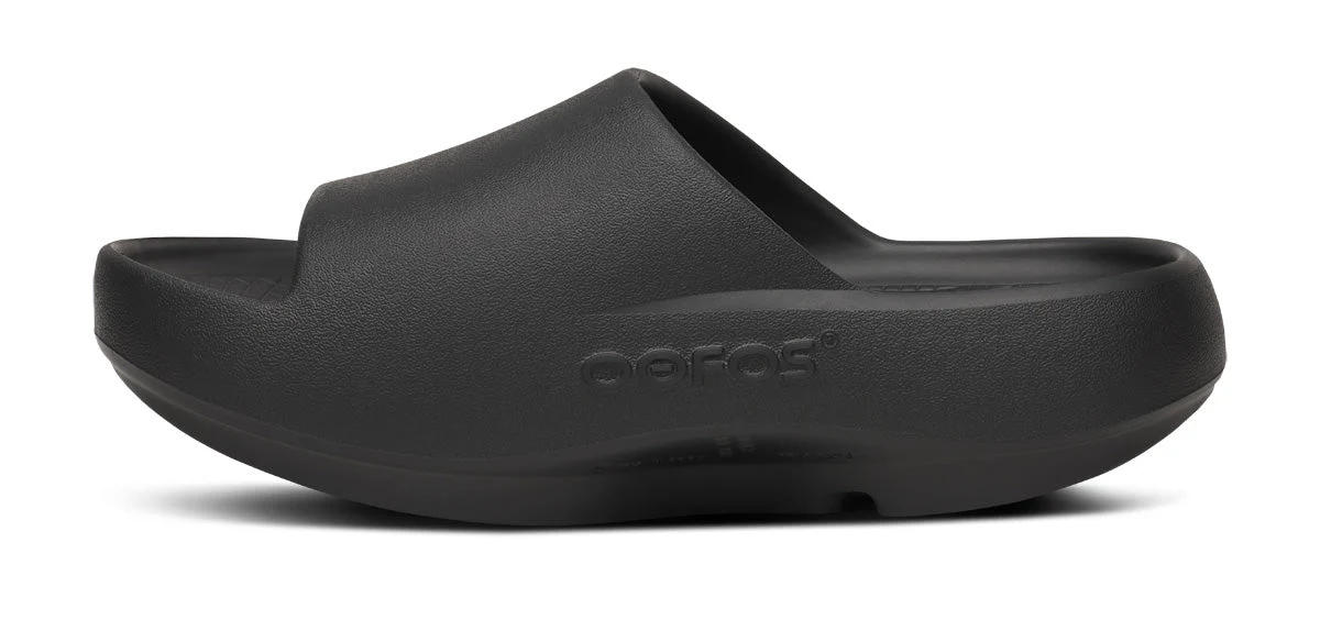 OOFOS Unisex OOahh Plus - Black - Image 7