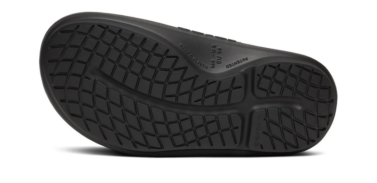 OOFOS Unisex OOahh Plus - Black - Image 9