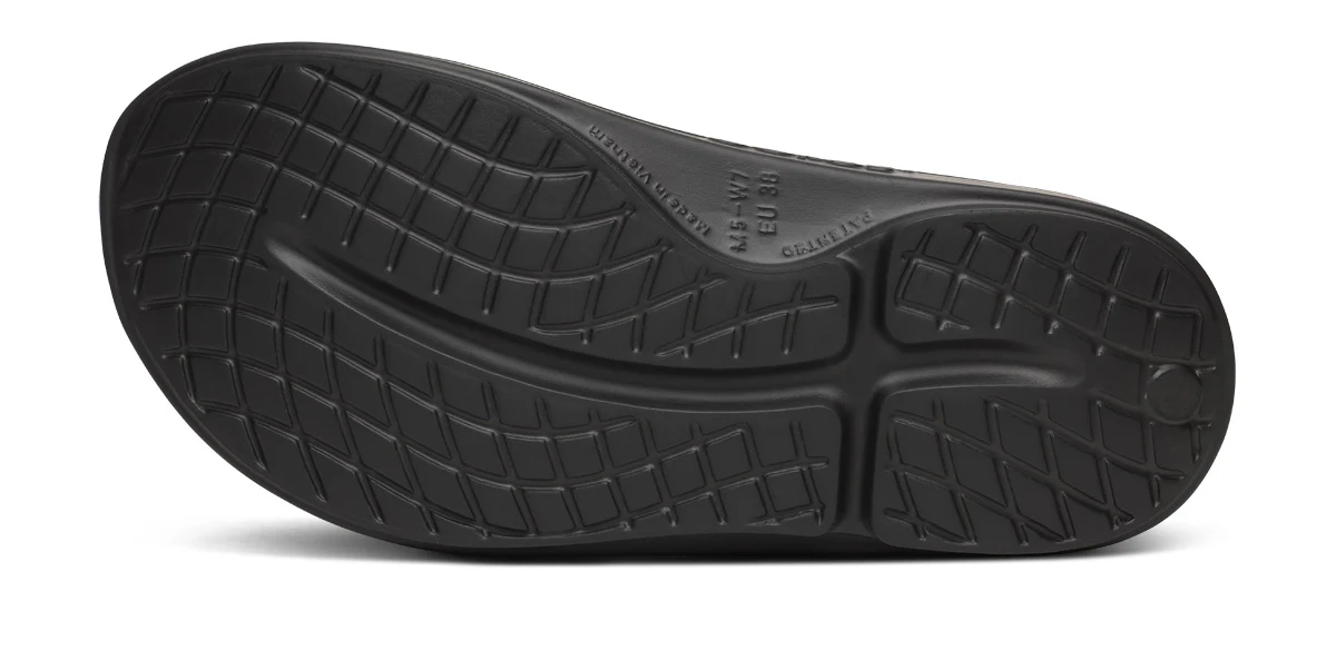 OOFOS Unisex OOahh Sport - Black Wave - Image 8