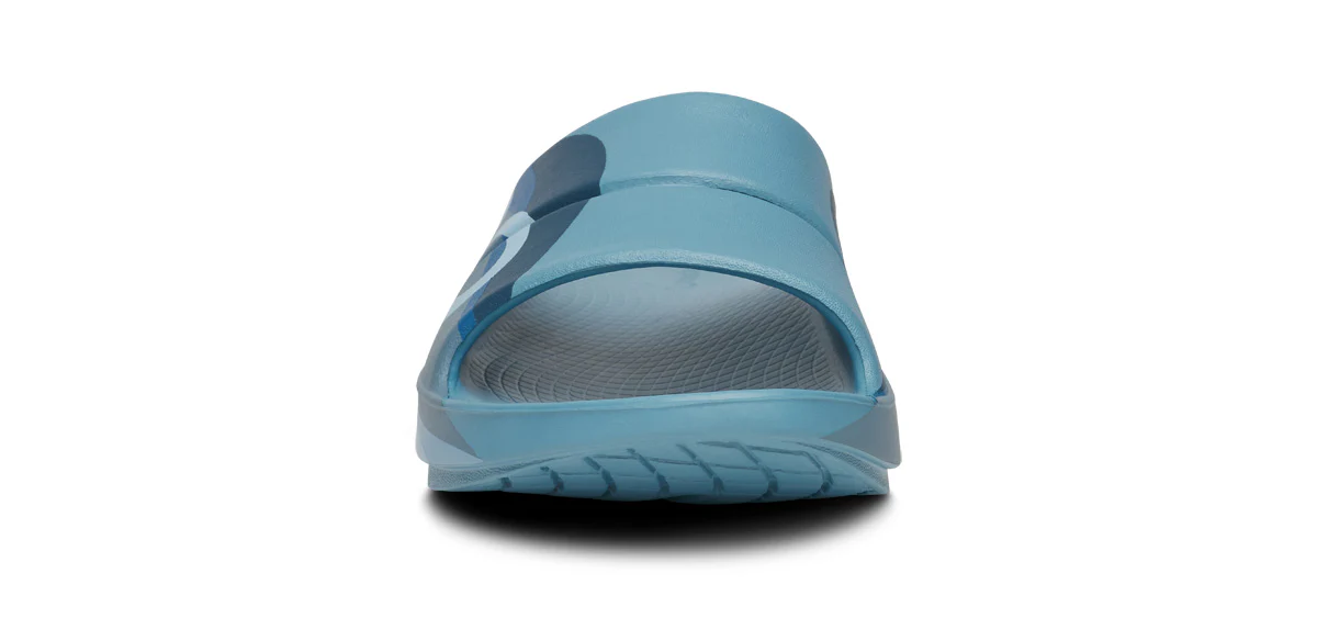 OOFOS Unisex OOahh Sport - Ocean Blue Wave - Image 5