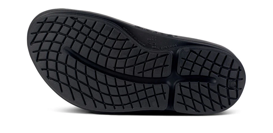 OOFOS Women OOmega OOahh Slide - Matte Black - Image 5
