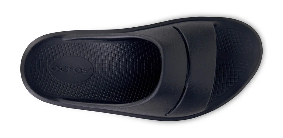 OOFOS Women OOmega OOahh Slide - Matte Black - Image 6
