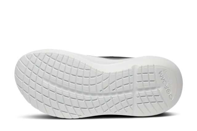 OOFOS Women OOmy Stride - White / Black - Image 7