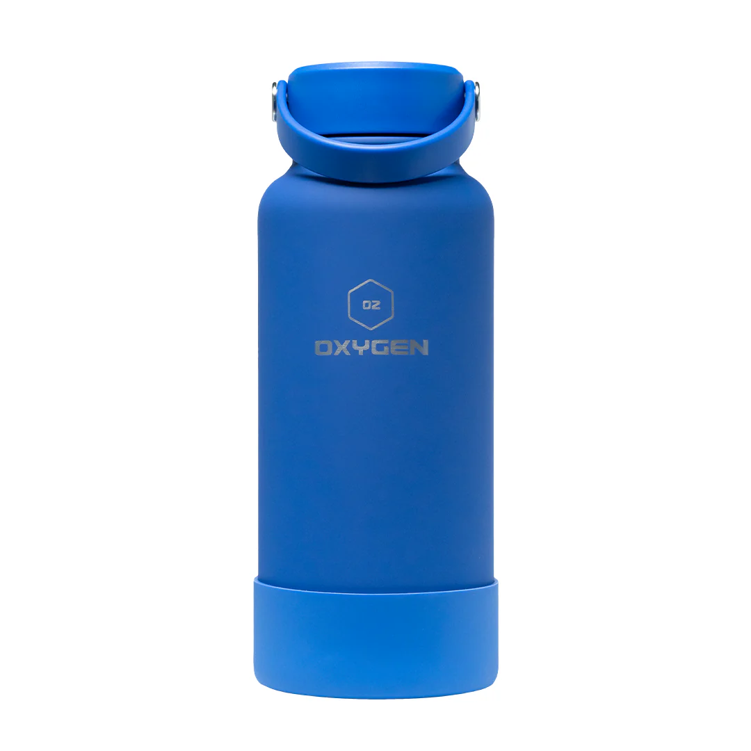 Oxygen Talon 1000ml Stainless Steel Bottle - Dark Blue - Image 2