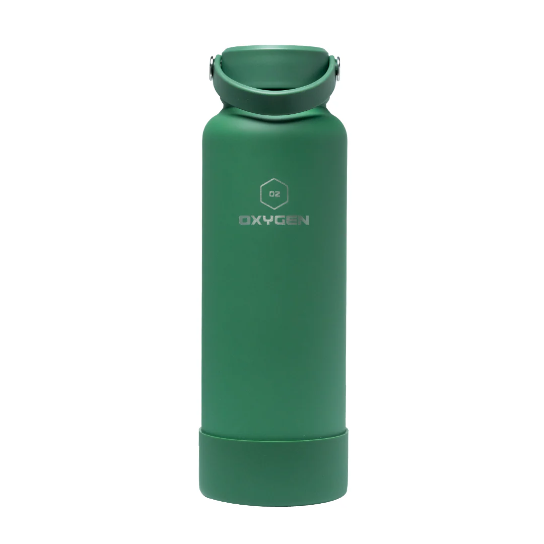 Oxygen Talon 1150ml Stainless Steel Bottle - Dark Green - Image 2