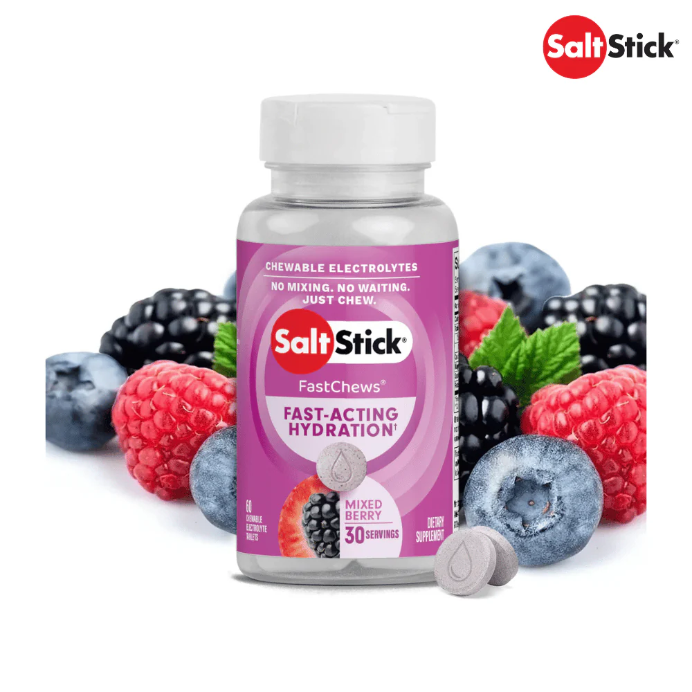 SaltStick FastChews - Mixed Berry 60ct Bottle - Expiry Date: Nov 2026