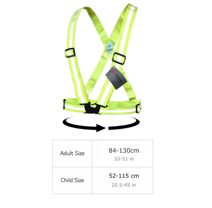 Salzmann Hi Vis Cross Belt - Yellow - Image 3