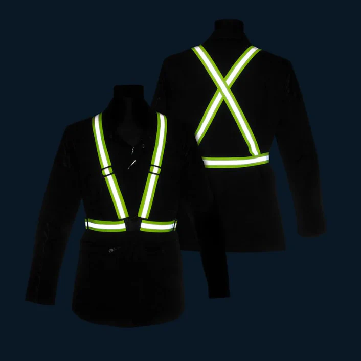 Salzmann Hi Vis Cross Belt - Yellow - Image 5