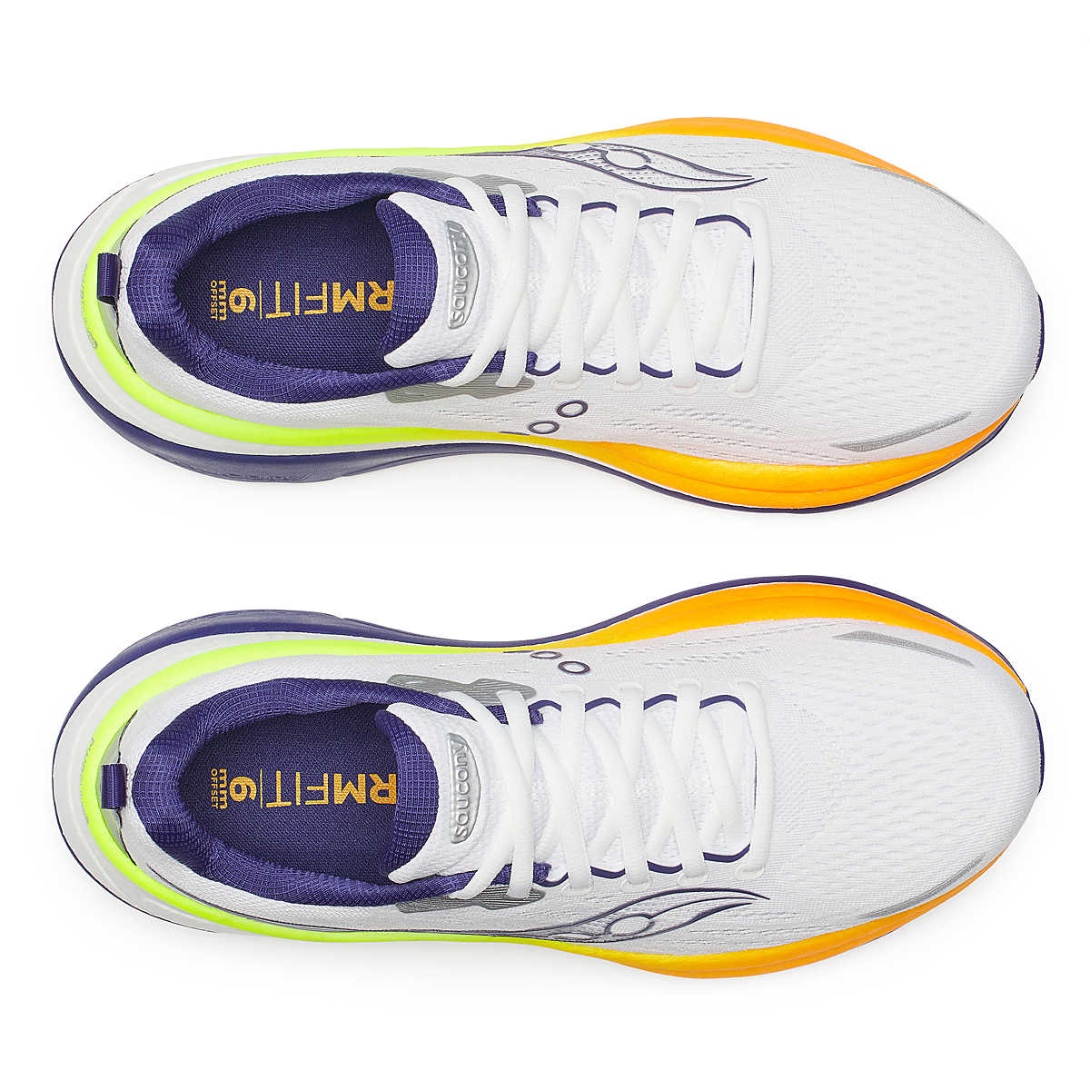 Saucony Men Hurricane 25 - White / Frigid - Image 3
