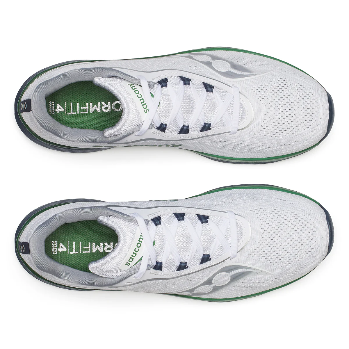 Saucony Men Kinvara 15 - White / Navy - Image 3