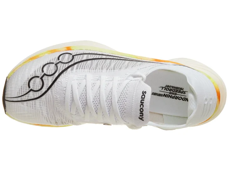Saucony Unisex Endorphin Elite 2 - White / Peel - Image 6