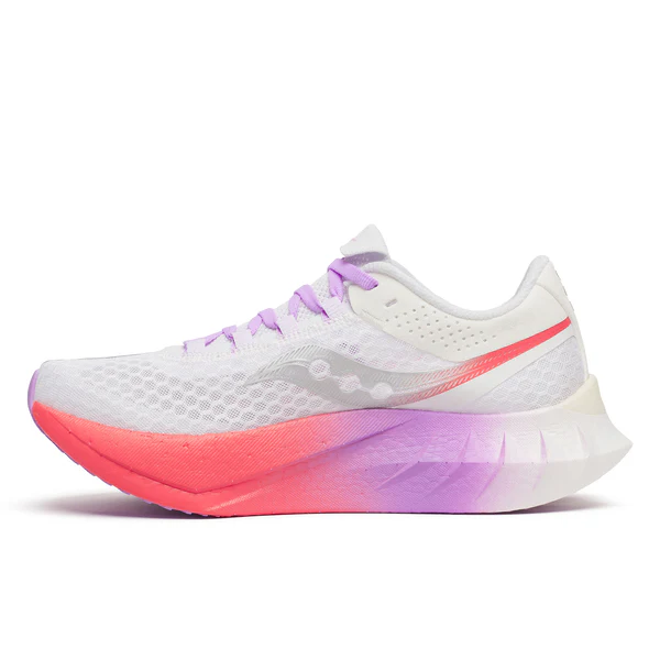 Saucony Women Endorphin Pro 4 - White / Crocus - Image 5