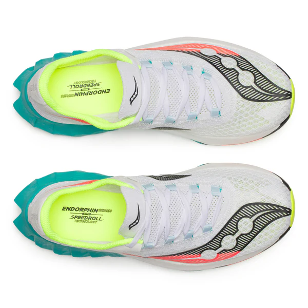 Saucony Women Endorphin Pro 4 - White / Mutant - Image 3
