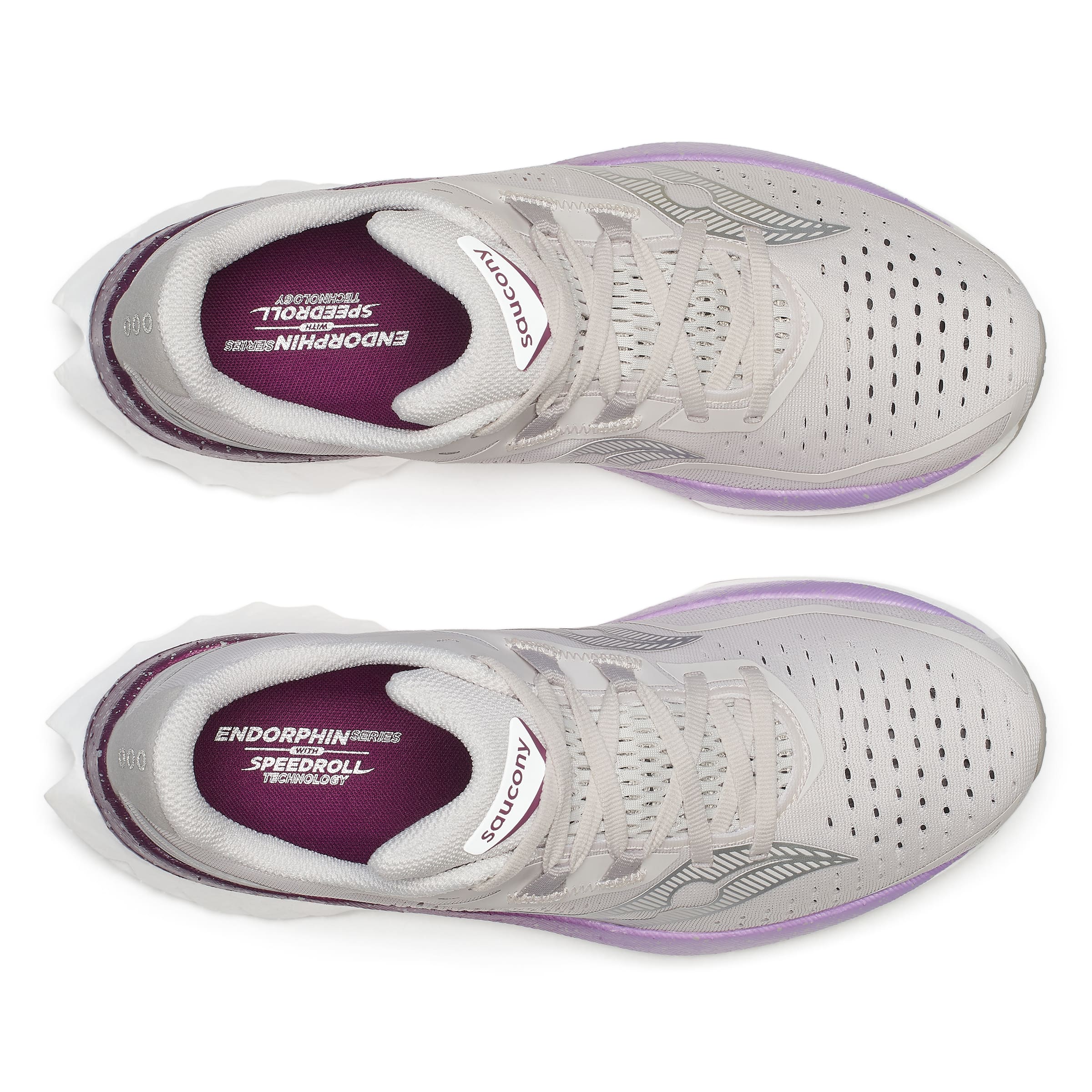 Saucony Women Endorphin Speed 4 - Moon / Plum - Image 4
