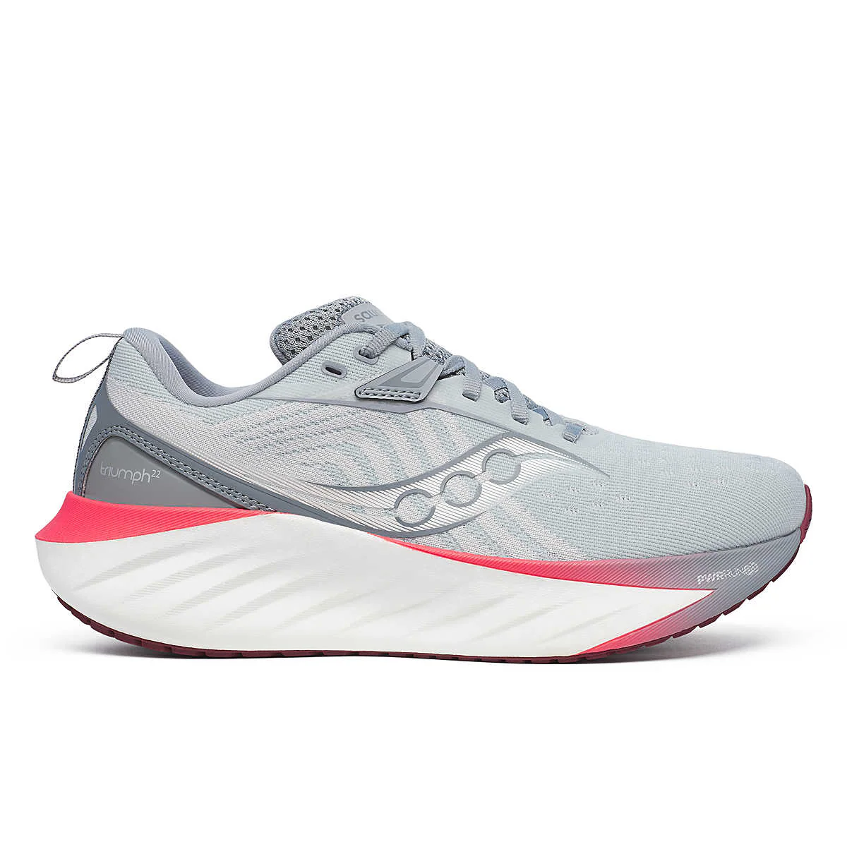 Saucony Women Triumph 22 Wide - Cloud / Cayenne - Image 7