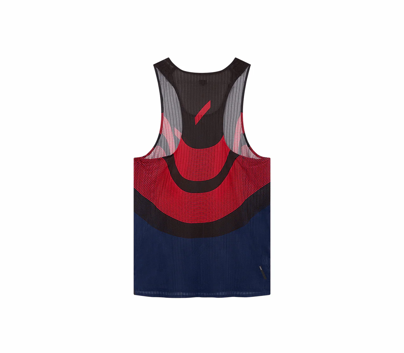 SOAR Running Men Race Vest 2.0 - Black Red / Navy - Image 3
