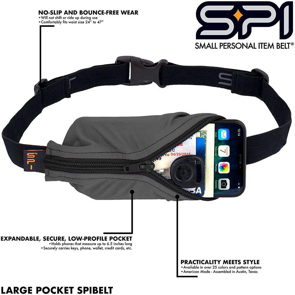 SPIbelt Large Pocket - Anthracite - Image 2