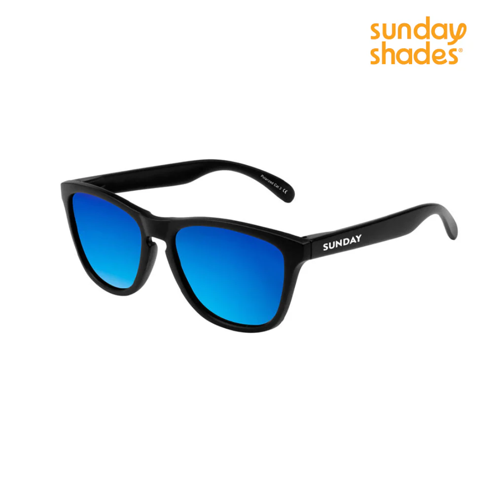 Sunday Shades Classic Series Sunglasses - Carbon Matte Wave