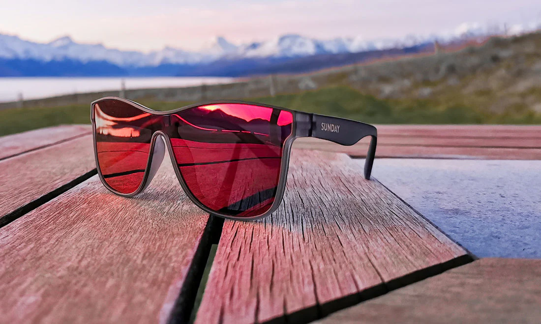 Sunday Shades Flare Series Sunglasses - Coral Gardens - Image 5