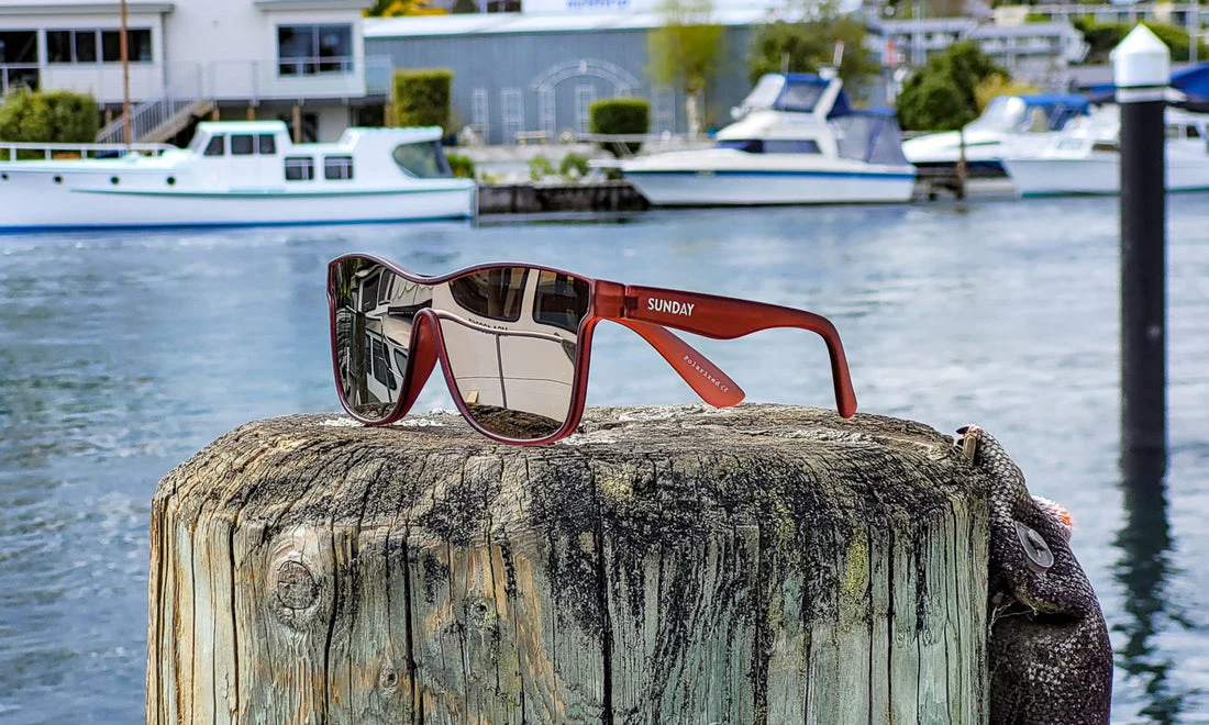 Sunday Shades Flare Series Sunglasses - Sangria Surprise - Image 2