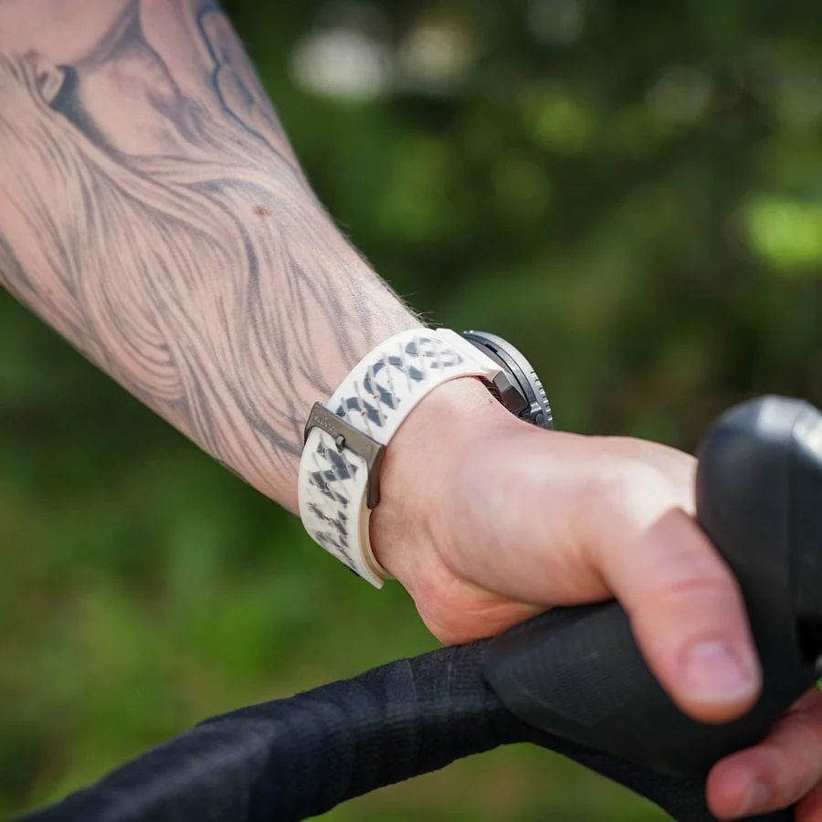 Suunto 22mm Althletic 5 Silicone Strap - Pearl White S+M - Image 2